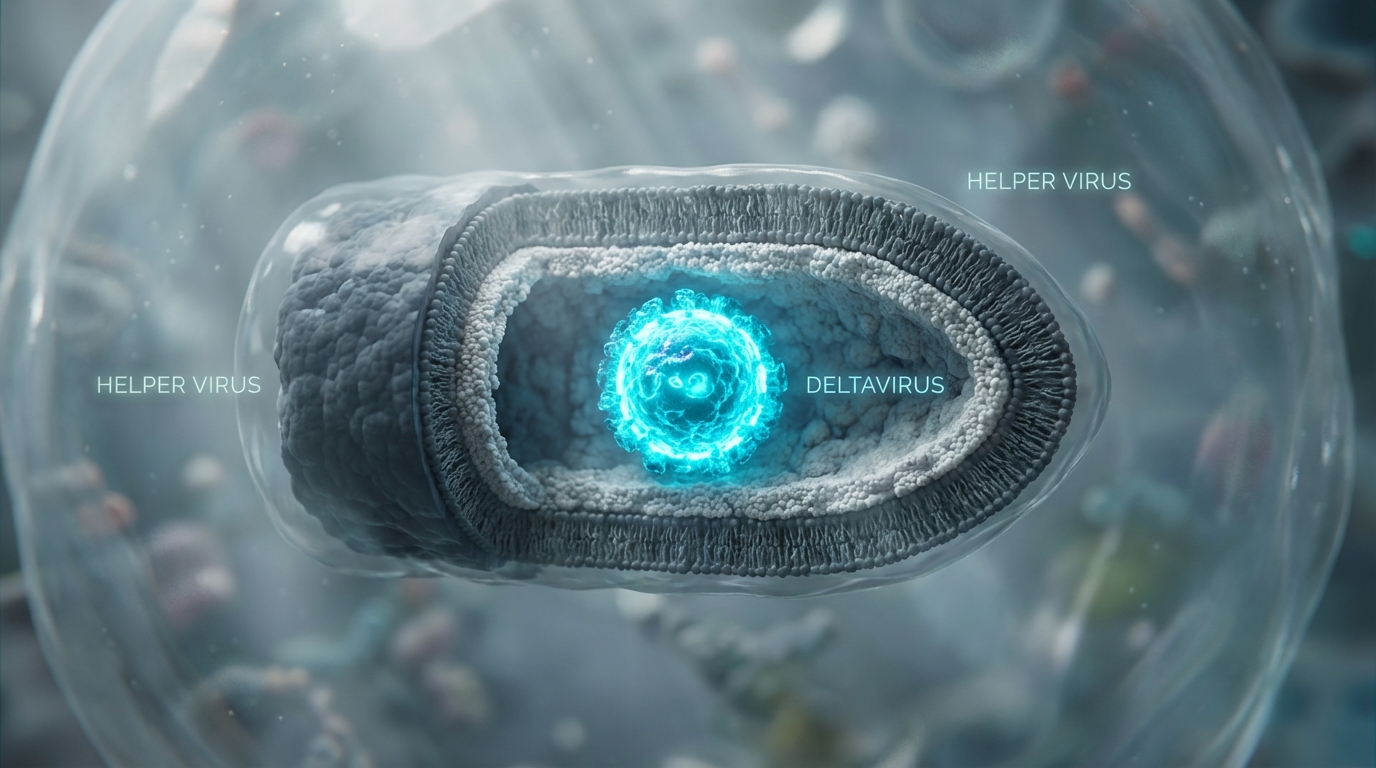 Viral Dünyada Ezber Bozan Keşif: Deltavirüslerin "Truva Atı" Stratejisi Hücresel Giriş Kodlarını Yeniden Yazıyor
